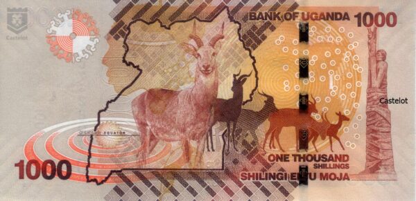 Uganda 2010 Billete 1000 Shillings UNC