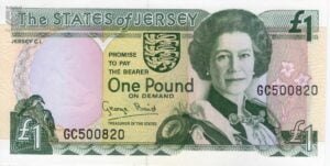 Jersey 1993 Billete 1 Pound (Libra) UNC (Firma G. Baird)