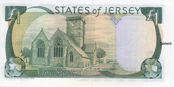 Jersey 1993 Billete 1 Pound (Libra) UNC (Firma G. Baird)