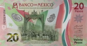 México 2021 Billete 20 Pesos Conmemorativo Polímero UNC