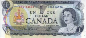 Canadá 1973 Billete 1 Dollar UNC (Lawson-Bouey)