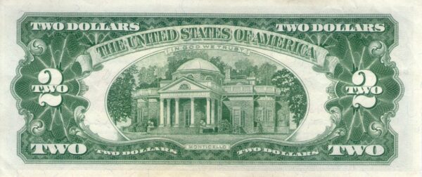 Estados Unidos USA 1963 Billete 2 Dollars EF Red Seal (Sello rojo)