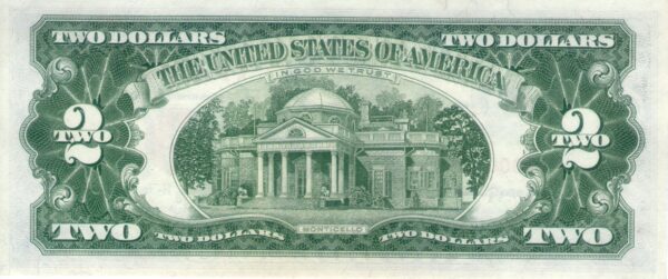 Estados Unidos USA 1963A Billete 2 Dollars UNC Red Seal (Sello rojo)