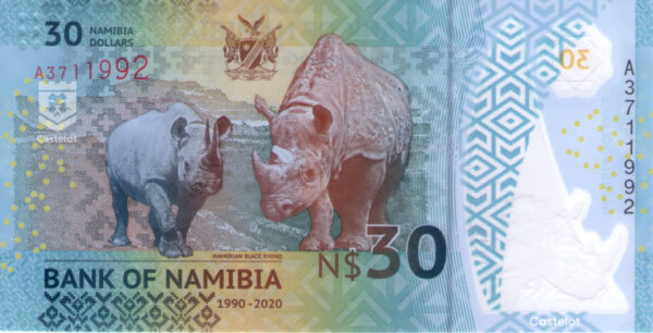 Namibia 2020 Billete 30 Dólares Polímero UNC