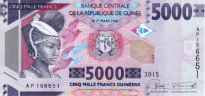 Guinea 2015 Billete 5000 Francos UNC RADAR