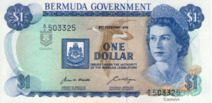 Bermuda 1970 Billete 1 Dólar UNC