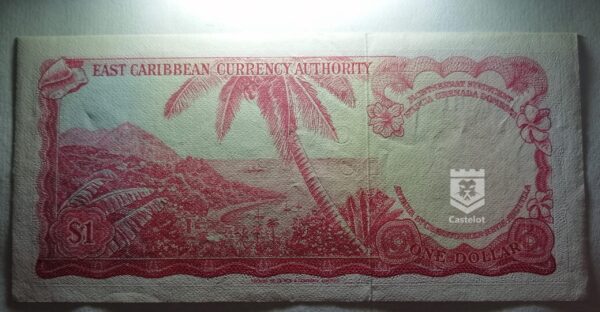 East Caribbean States 1965 Billete 1 Dollar aUNC