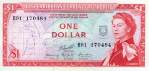 East Caribbean States 1965 Billete 1 Dollar UNC