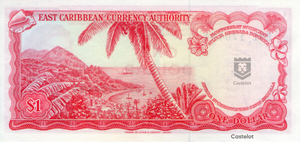 East Caribbean States 1965 Billete 1 Dollar UNC