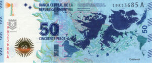 Argentina 2015 Billete 50 Pesos UNC Malvinas