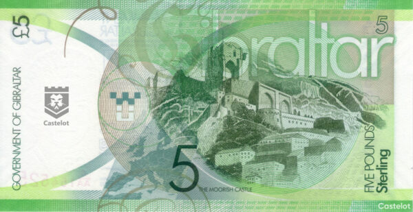 Gibraltar 2011 Billete 5 Libras UNC