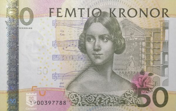 Suecia 2008-2011 Sveriges Bank Set Billetes 20 50 y 100 Kronor (Coronas) UNC