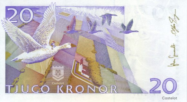 Suecia 2008 Sveriges Bank Billete 20 Kronor (Coronas) UNC