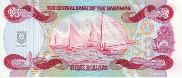 Bahamas 1984 Billete 3 Dólares UNC