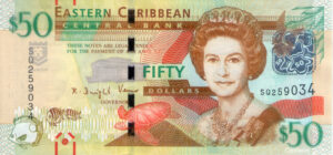 East Caribbean 2015 Billete 50 Dólares UNC