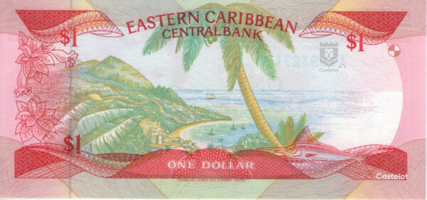 East Caribbean 1988-89 Billete 1 Dólar UNC