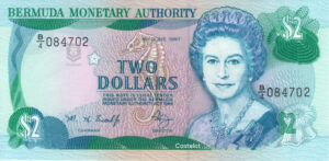 Bermuda 1997 Billete 2 Dólares UNC