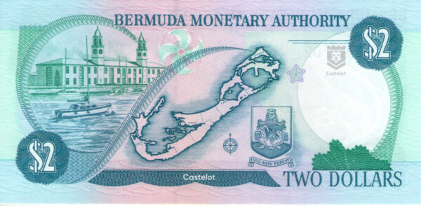 Bermuda 1997 Billete 2 Dólares UNC