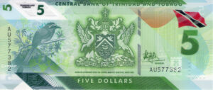 Trinidad Y Tobago 2020 Billete 5 Dólares Polímero UNC