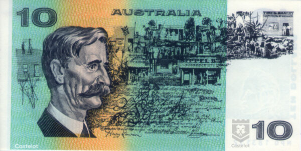 Australia 1991 Billete 10 Dólares Fraser/Cole UNC