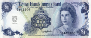 Islas Caimán 1974 Billete $1 Dólar UNC