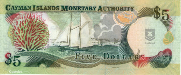 Islas Caimán 2005 Billete $5 Dólares UNC