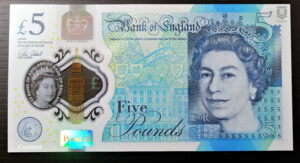 Gran Bretaña (Bank Of England) 2016 Billete 5 Libras UNC Polímero