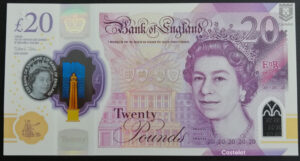 Gran Bretaña (Bank Of England) 2020 Billete 20 Libras UNC Polímero