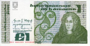 Republica Irlanda 1984 Billete 1 Libra UNC