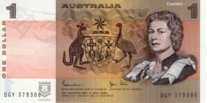 Australia 1982 Billete 1 Dólar UNC Firmas Johnston & Stone