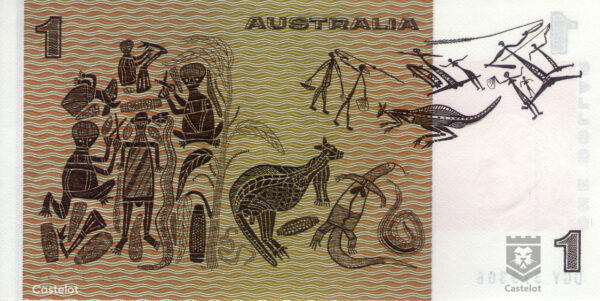 Australia 1982 Billete 1 Dólar UNC Firmas Johnston & Stone