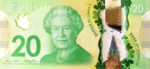 Canadá 2012 Billete 20 Dólares Polímero UNC