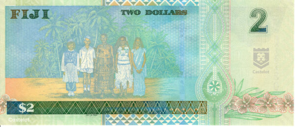 Fiji 2002 Billete 2 Dólares UNC