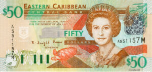 East Caribbean 2003 Billete 50 Dólares UNC