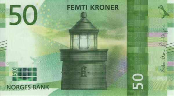 Noruega 2017 Billete $50 Coronas UNC