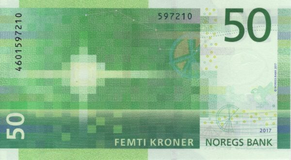 Noruega 2017 Billete $50 Coronas UNC