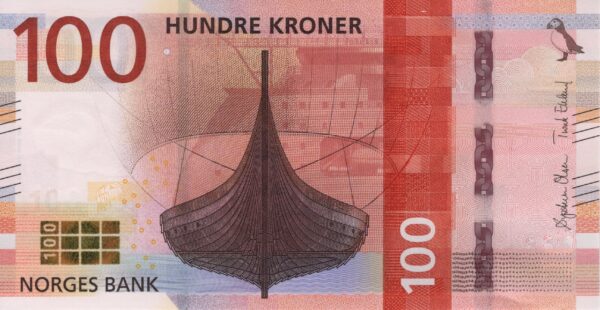 Noruega 2016 Billete $100 Coronas UNC