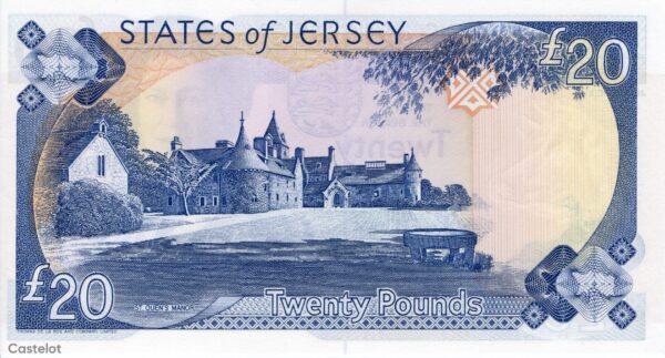 Jersey 1993 Billete 20 Libras UNC