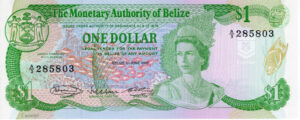 Belice 1980 Billete $1 Dólar UNC