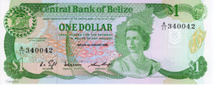Belice 1986 Billete $1 Dólar UNC
