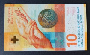 Suiza 2017 Billete $10 Francos UNC