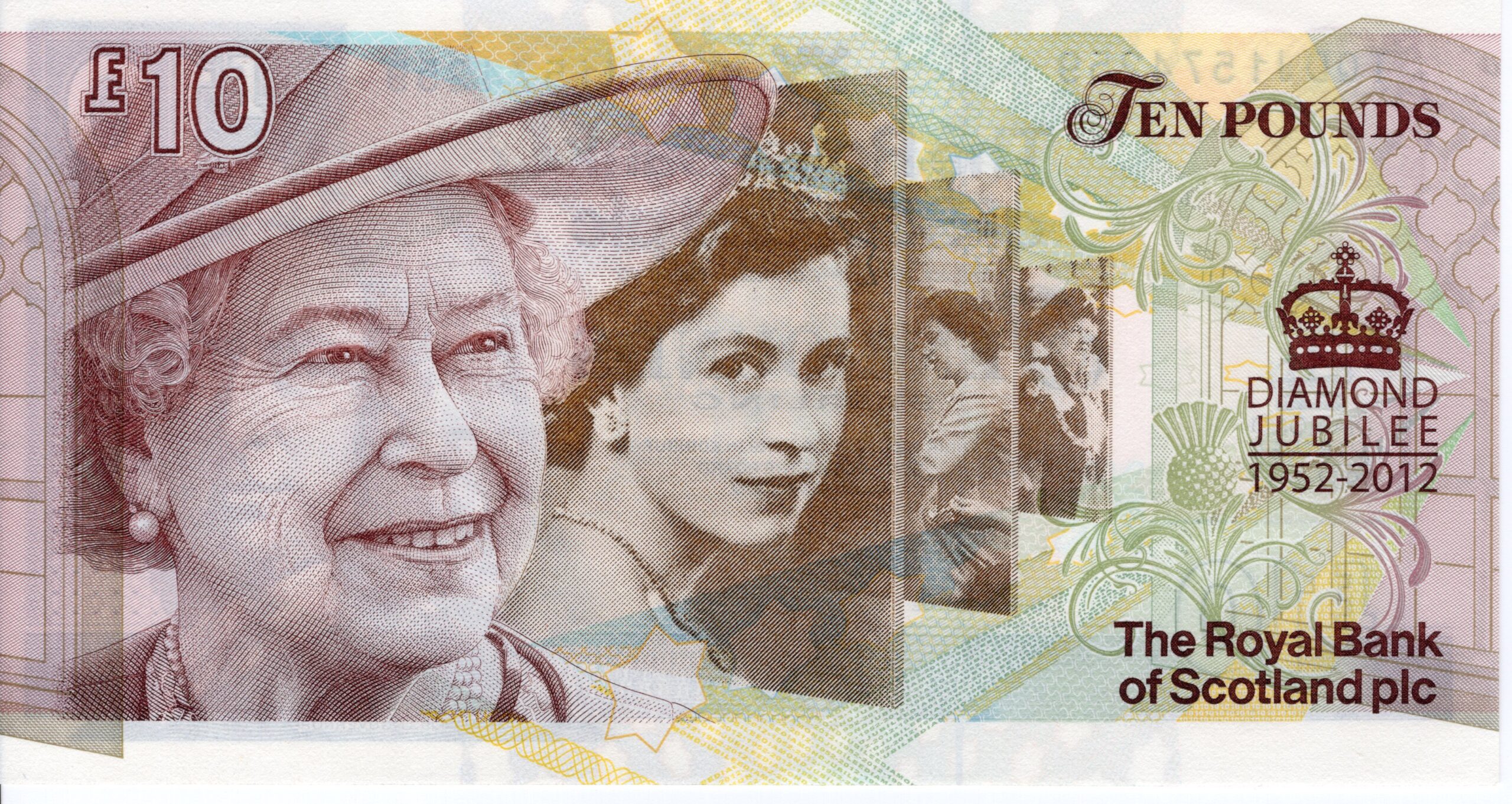 Escocia 2012 Billete 10 Libras Conmemorativo