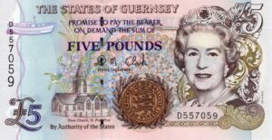Guernsey 1996-2008 Billete 5 Libras UNC